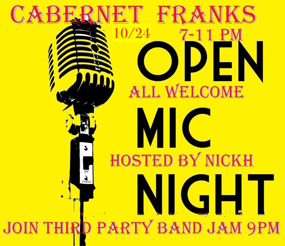 Open Mic with Nick H. and the Third Party Band